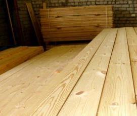 Доска пола шпунтованная 28 мм - модель 2