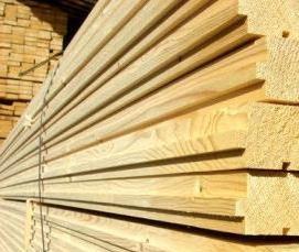 Доска шпунтованная для пола 36х140х6000 мм - модель 1