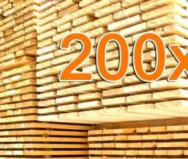 Доска строганная 200х50 мм - модель 3