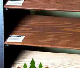 Доска строганная крашенная - модель 1