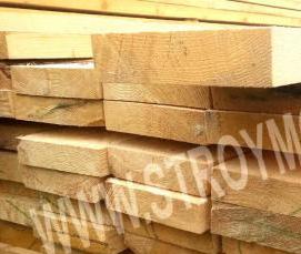 Доска сухая обрезная 50х200х6000 мм - тип 2