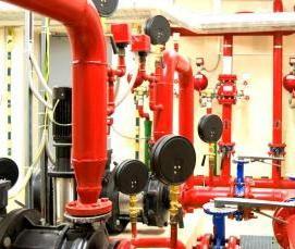 Дренчерная система пожаротушения - вариант 3