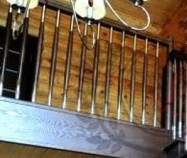 Дубовые балясины для лестницы - модель 1