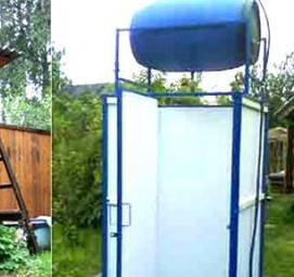 Душ дачный садовый летний - вариант 4