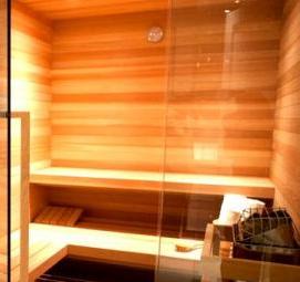 Дверь для бани с фотопечатью - вариант 1