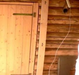 Дверь для бани с фотопечатью - вариант 4