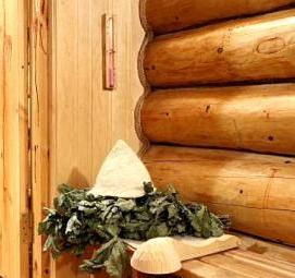 Дверь для бани с фотопечатью - вариант 3