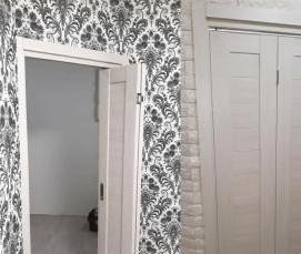 Дверь книжка межкомнатная белая - вариант 1