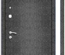 Дверь металлическая входная черная - тип 2