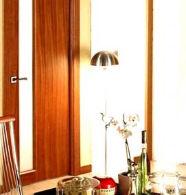 Дверь межкомнатная ламинированная итальянский орех - тип 1