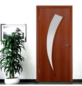 Дверь межкомнатная ламинированная итальянский орех - тип 2
