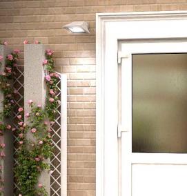 Дверь пластиковая глухая входная - модель 1