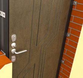 Дверь противопожарная 2100х900 - модель 4