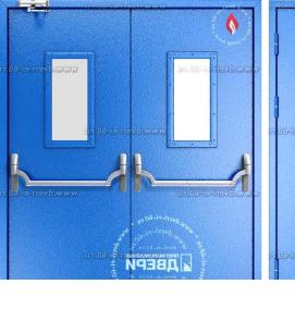 Дверь противопожарная двупольная ei 60 - тип 3