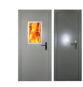 Дверь противопожарная одностворчатая - вариант 1