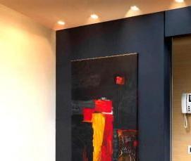 Дверь с фрамугой входная металлическая - модель 2