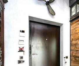 Дверь входная металлическая утепленная двухстворчатая - модель 4