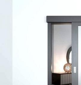 Двери купе белый глянец - модель 2