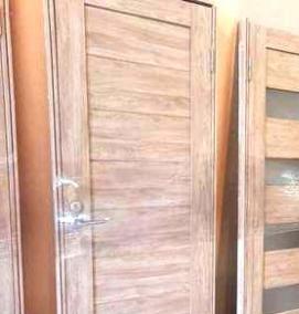 Двери межкомнатные шпон натуральный беленый дуб - вариант 1