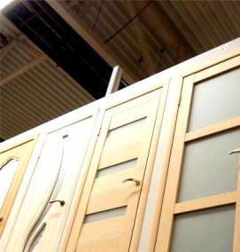 Двери межкомнатные шпон натуральный беленый дуб - вариант 4