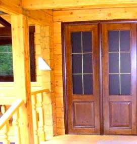 Двери входные деревянные межкомнатные - вариант 2