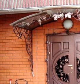 Двери входные уличные для коттеджа - тип 4