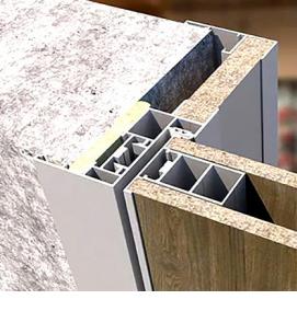 Дверная коробка для межкомнатных дверей - модель 1