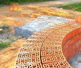 Двойной поризованный кирпич - модель 1