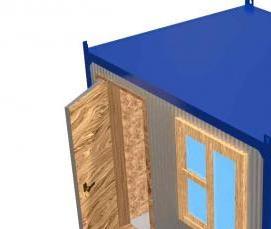 Двп под лаги - модель 1