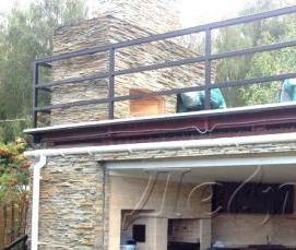 Двухэтажная беседка для дачи - тип 3