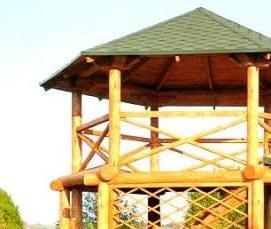 Двухэтажная беседка с мангалом - тип 3