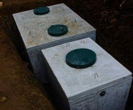 Двухкамерный  из бетонных колец - тип 3