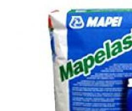 Двухкомпонентная эластичная гидроизоляция - тип 1