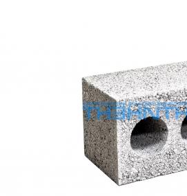 Двухпустотный керамзитобетонный блок - модель 4