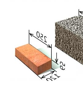 Двухпустотный керамзитобетонный блок - модель 2