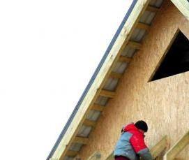 Двухскатная мягкая кровля - модель 1