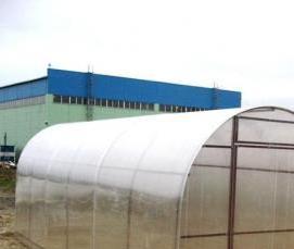 Двухскатная теплица из профильной трубы - вариант 2