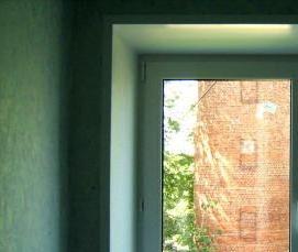 Двухстворчатое пластиковое окно - модель 2