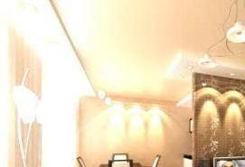 Двухуровневые натяжные потолки матовые - модель 2