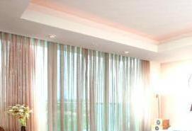 Двухуровневый натяжной потолок из гипсокартона - вариант 4