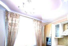 Двухуровневый натяжной потолок из гипсокартона - вариант 2