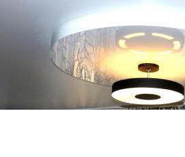 Двухуровневый натяжной потолок круглый - тип 4