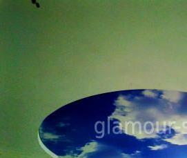 Двухуровневый натяжной потолок небо - вариант 2