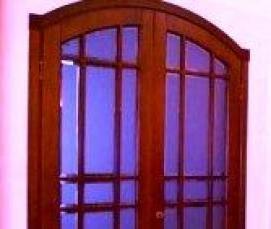 Двустворчатые двери входные металлические - тип 3