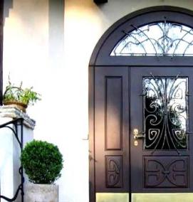 Двустворчатые входные двери - тип 4