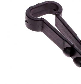 Дюбель-хомут черный - модель 3
