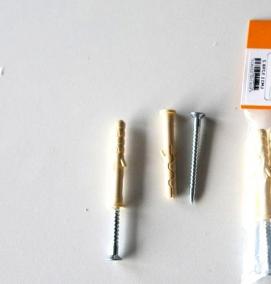 Дюбель для навесных шкафов - вариант 1