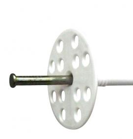 Дюбель для теплоизоляции с металлическим гвоздем - тип 4