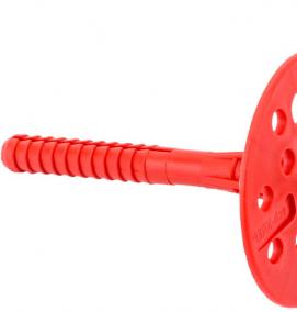 Дюбель для теплоизоляции с металлическим гвоздем - тип 3