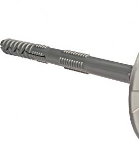 Дюбель тарельчатый с металлическим гвоздем - модель 2